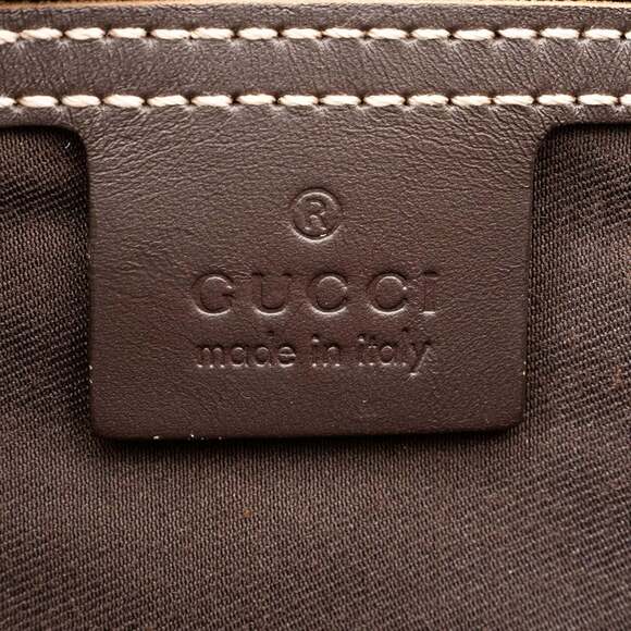 Gucci GG Supreme Shoulder Bag 201446 Beige Crossbody with A4 Storage - Picture 12 of 16